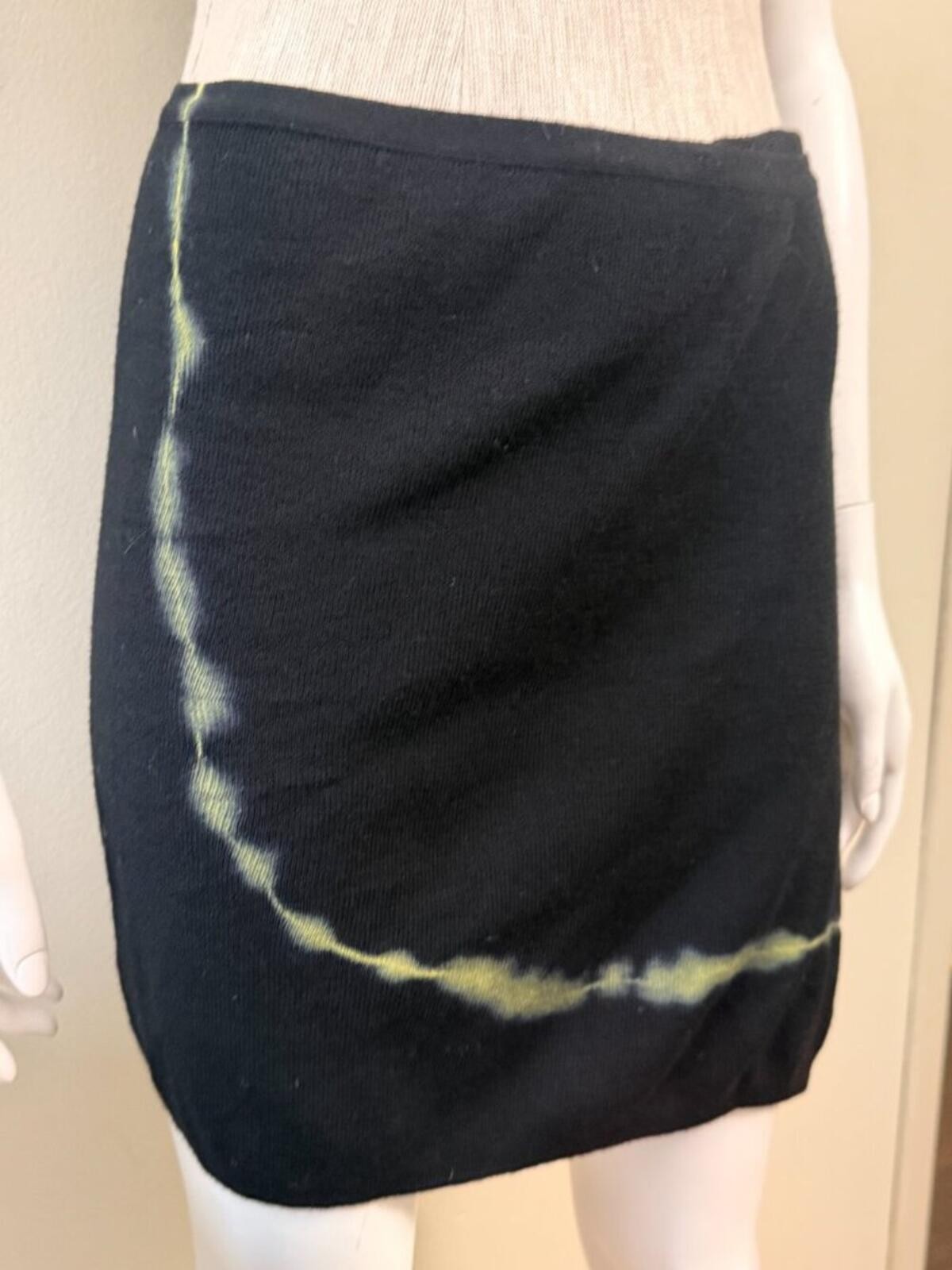 VINTAGE ISTANTE BY GIANNI VERSACE MINI KNIT WRAP SKIRT S