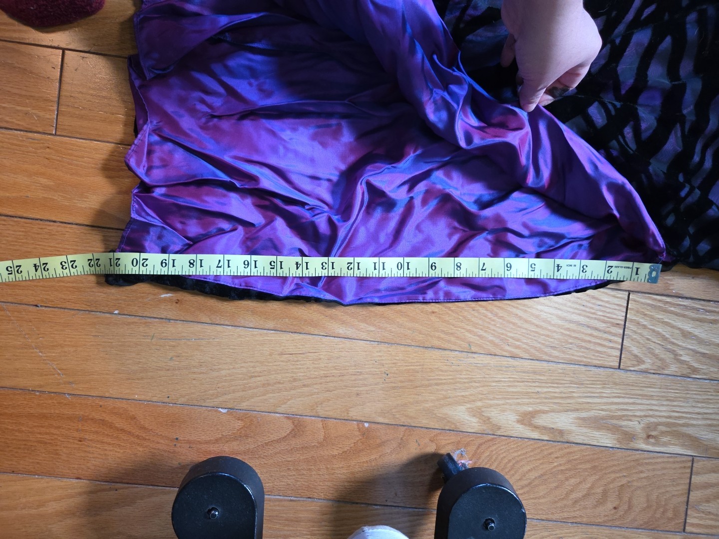 VTG ARIANNA BY RACHEL Kaye 90s Black&Purple Velvet Spaghetti Strap Dress Sz 16