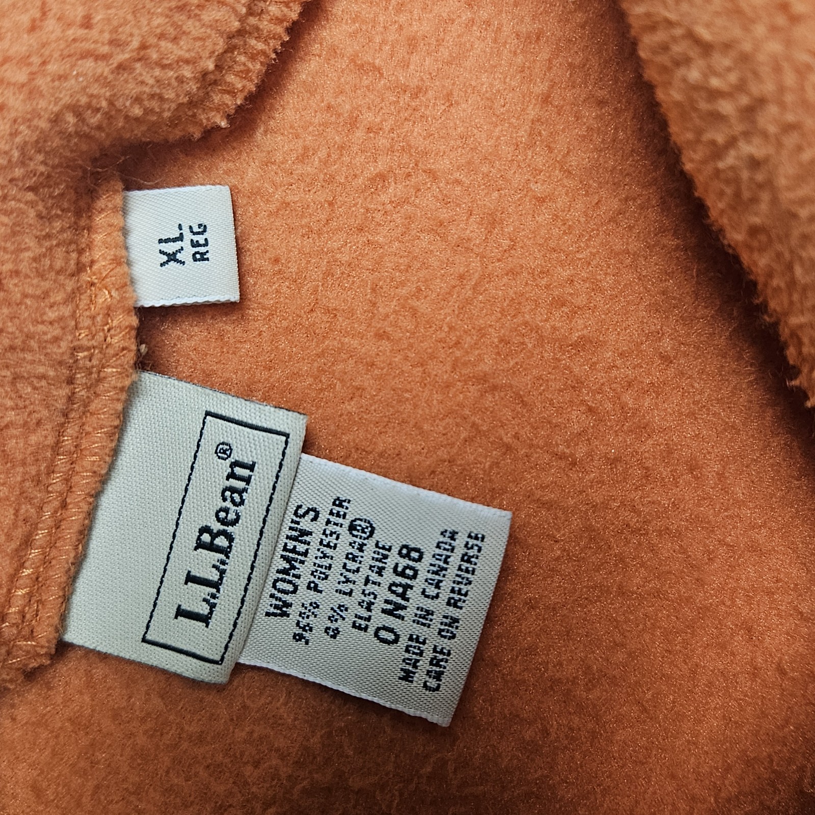 Vintage LL Bean Women’s XL Mock Neck Pullover Sweater Polyester Lycra Fleece
