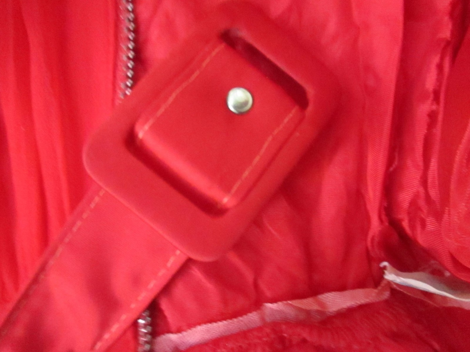 sz 14 True Vintage 1950’s Dress L’Aiglon Rayon Cherry Red Belted MCM Atomic