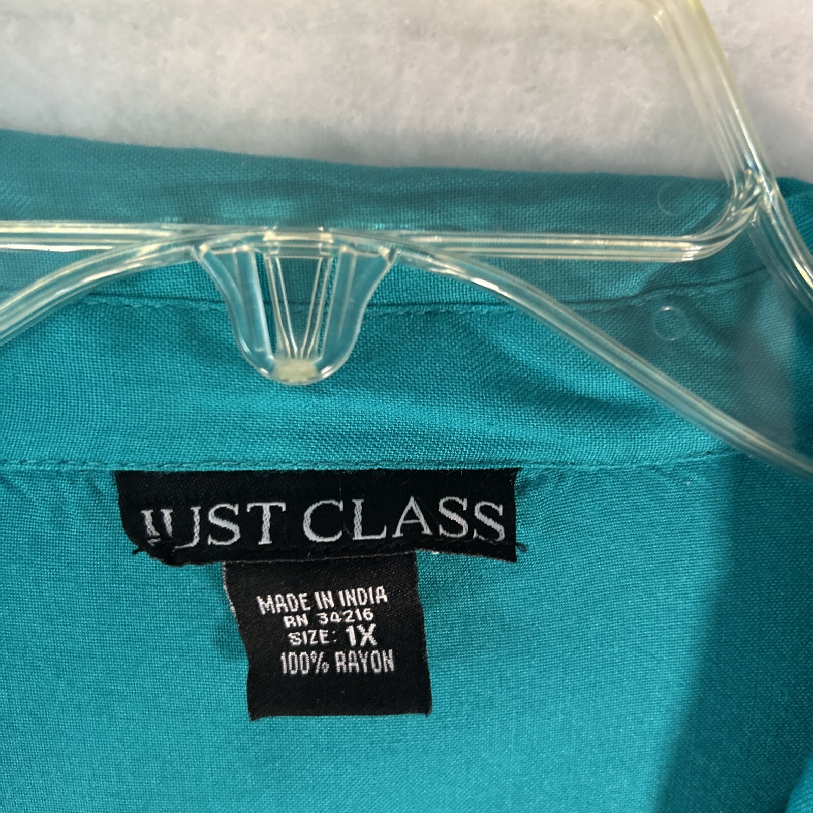 JUST CLASS Womens Boho 2 Pc Set Turquoise Maxi 1990s Top 1xl Skirt XL