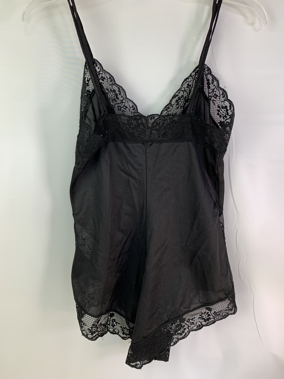 Vintage Lingerie Romper One Piece Women Size XS to Small Teddy Bodysuit Lace