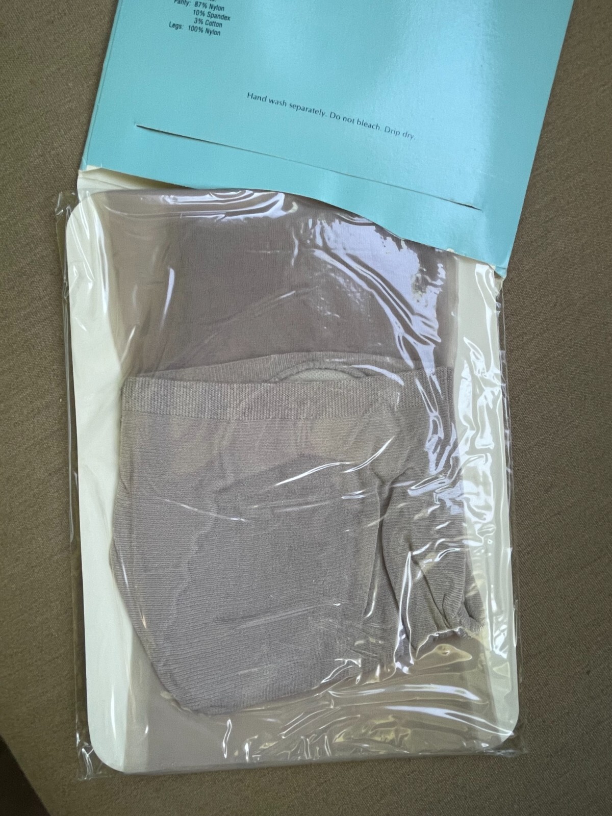vintage Burlington Ultra Sheer Panty Hose stockings Dove Grey Long Discontinued