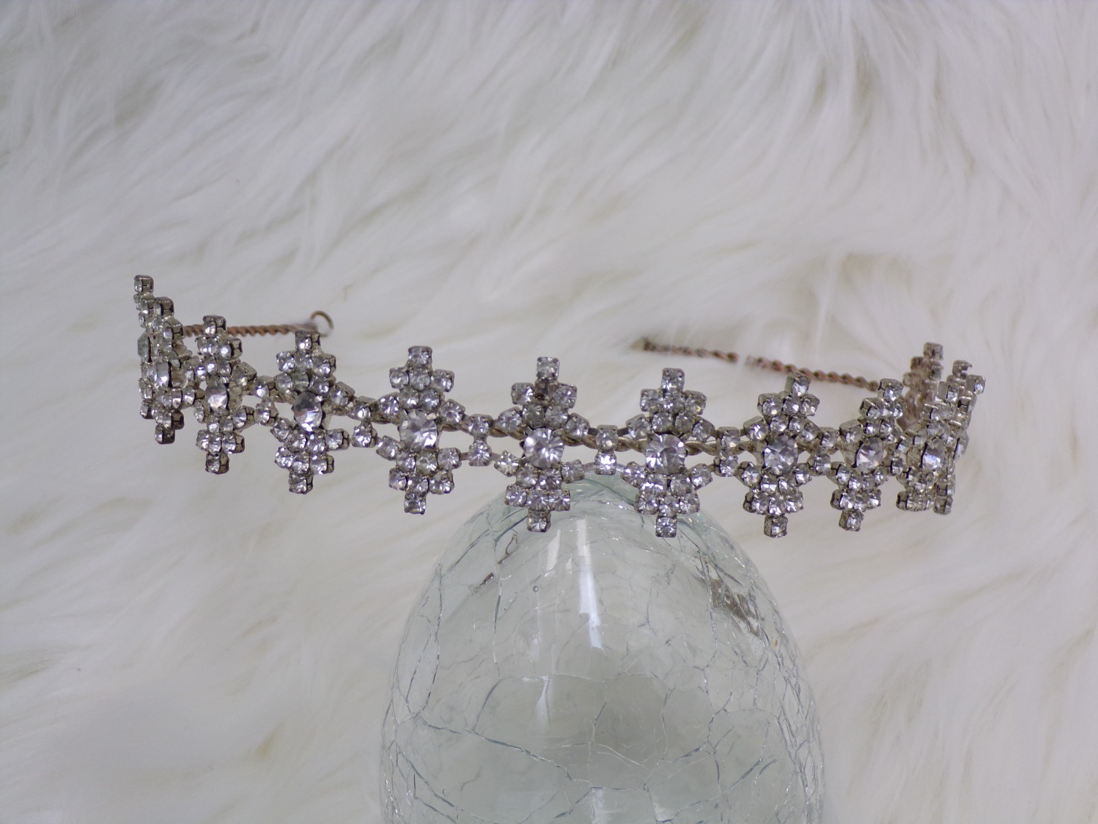 Antique Vintage Wedding Bridal Tiara Headpiece Style: Diane Crown