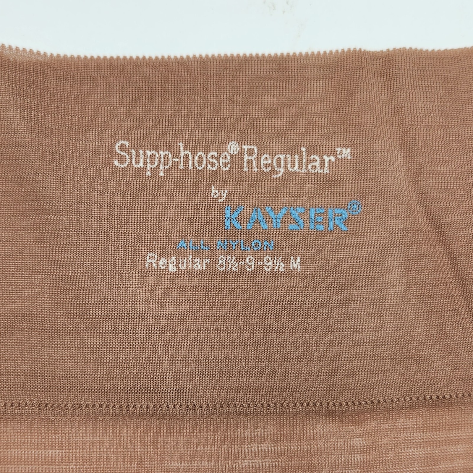 Vintage Supp-Hose Kayser Nylon Stockings Seamed Pantyhose Charm Regular 8.5-9.5M