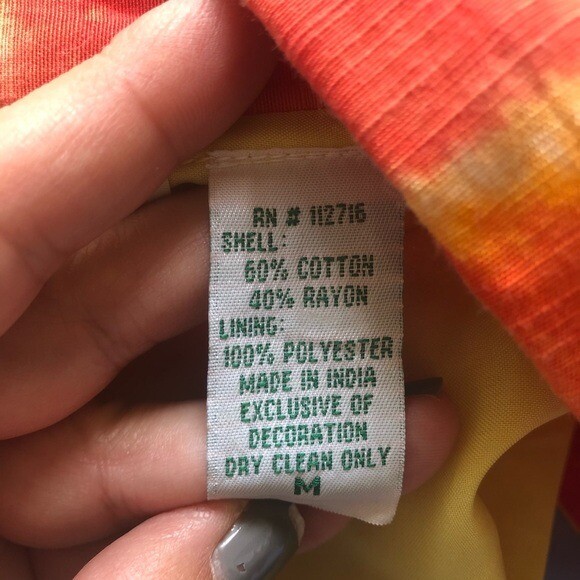 Vintage Patchington Colorful Tie Dye Blazer Women’s Medium