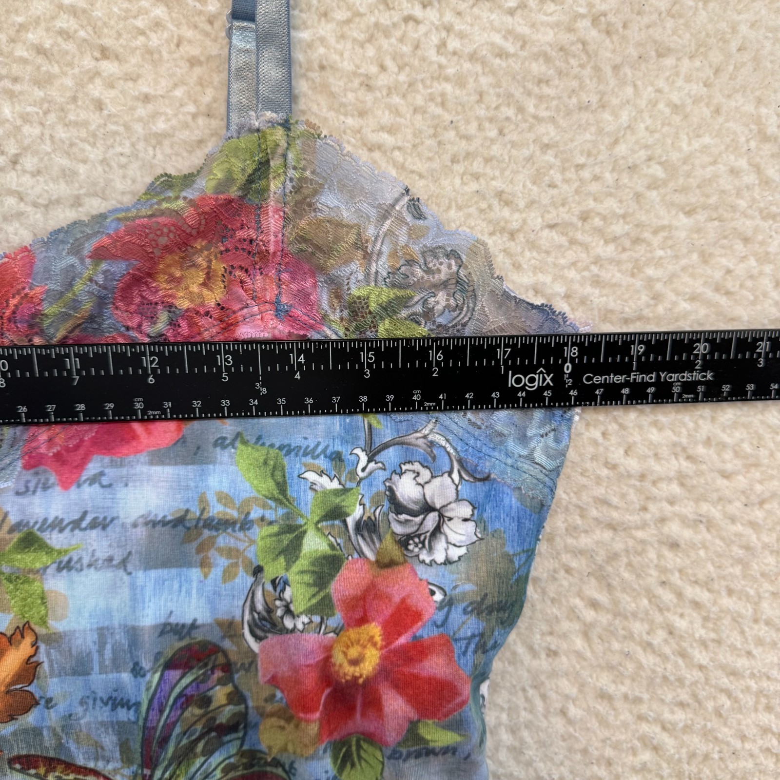 NEW NWT Y2K Vintage Camisole Tank Top Large Cyber Boho Fairy Grunge Whimsigoth