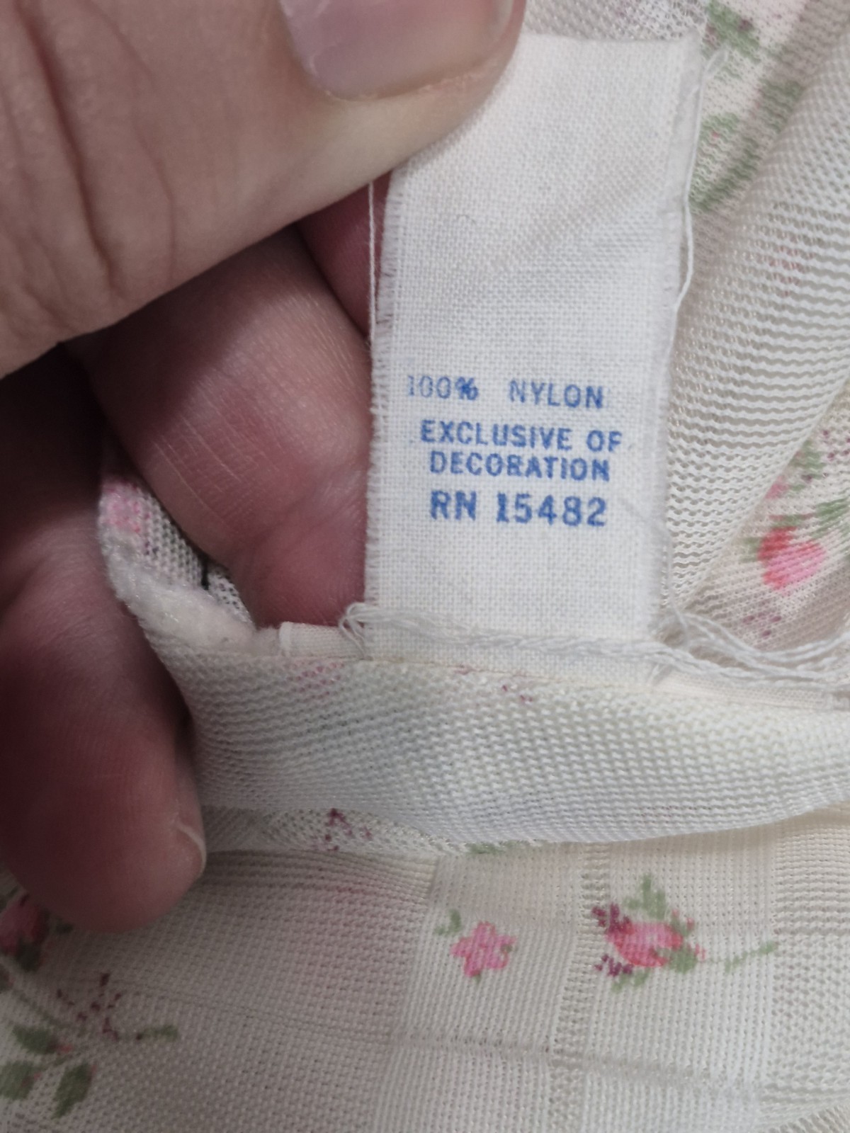 Vintage Ivory With Pink Floral Full Length Nightgown Robe Dutchess Jr 11 Girly