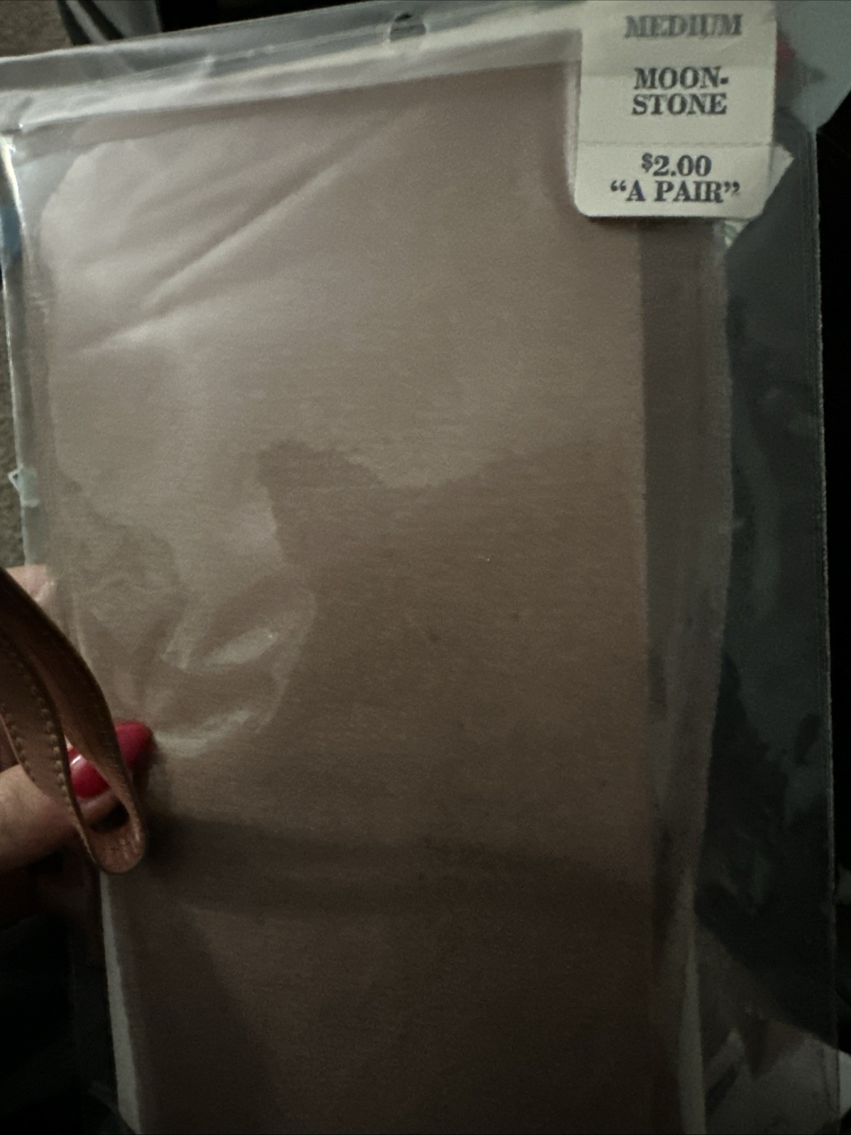Vintage Nos Phoenix Hold 'n Hose Stretch Stockings Town Brown Medium HOSIERY
