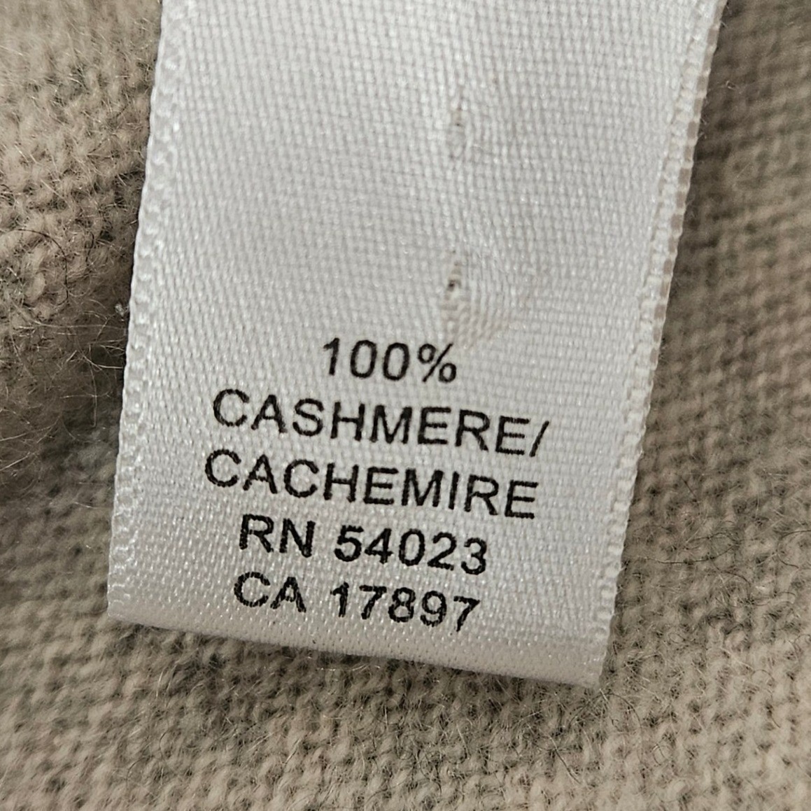 Vtg J.Crew 100% Cashmere Gray Sweater XXS FALL 2004 AS-IS Read Description