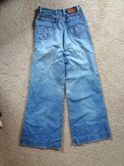 Vintage 1970’s Oregon Trails Blue Jeans Size 11 Made in Hong Kong