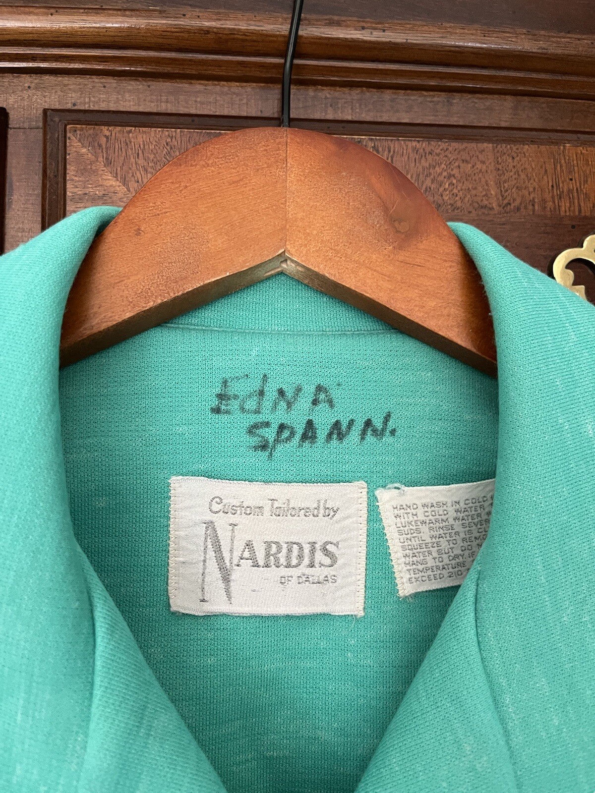 NARDIS OF DALLAS lightweight embroidered Jacket Blazer SMALL S heathered green