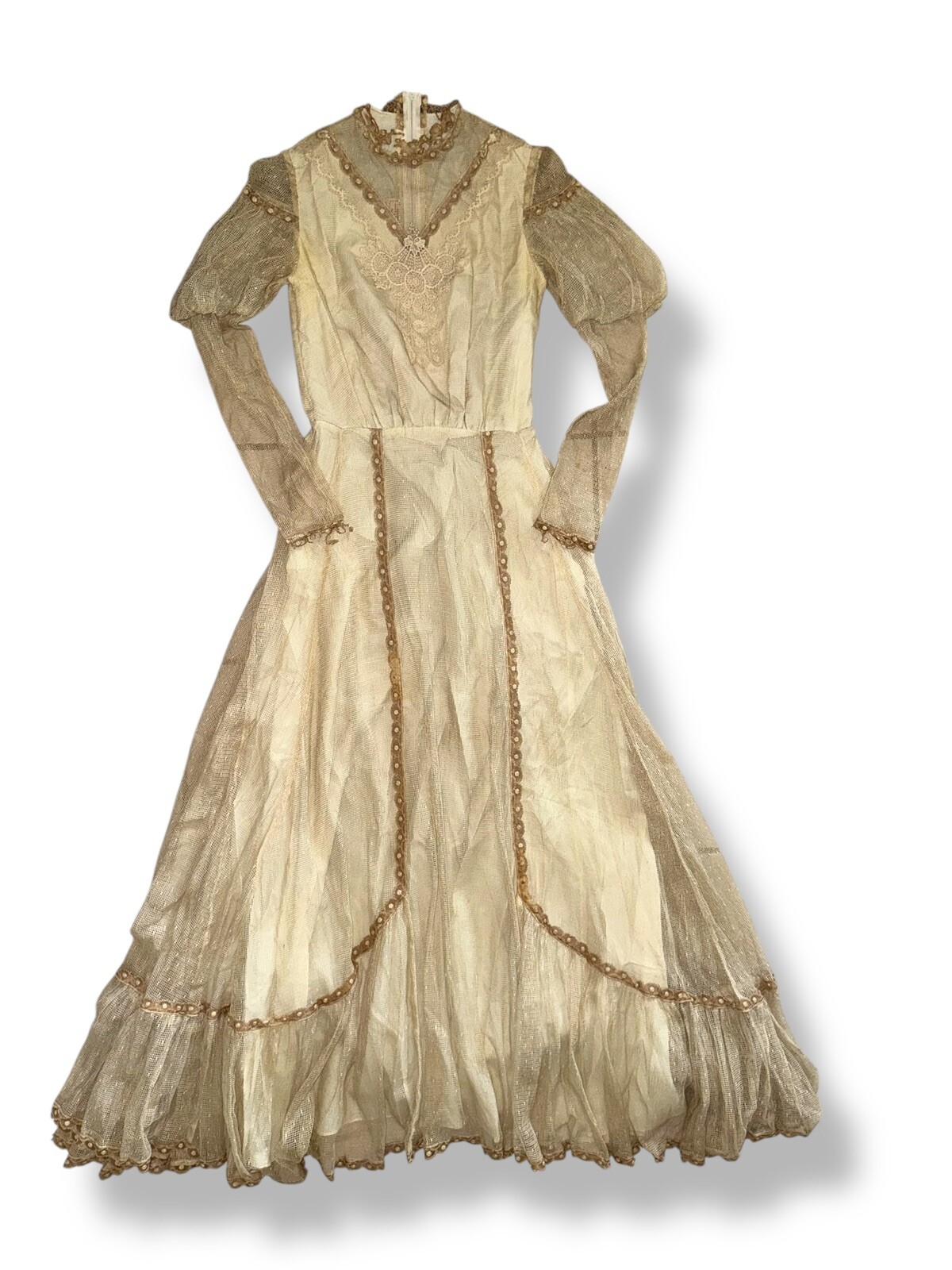 vintage COUNTRY ELEGANCE by Susan Lane Victorian Lace Dress size 10