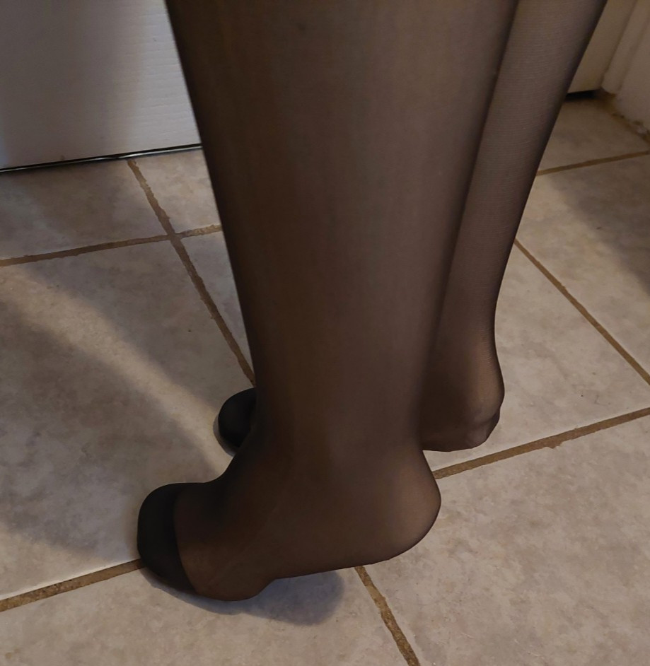 Vintage Pantyhose Option Regular Color Charcoal Size Average BBN1
