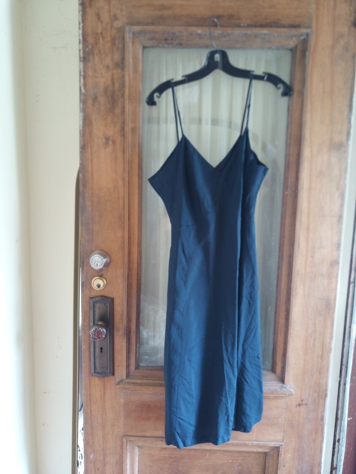 Vintage Kaybar Navy Lingerie Slip Dress Bombshell 40 By Kaymar Garments