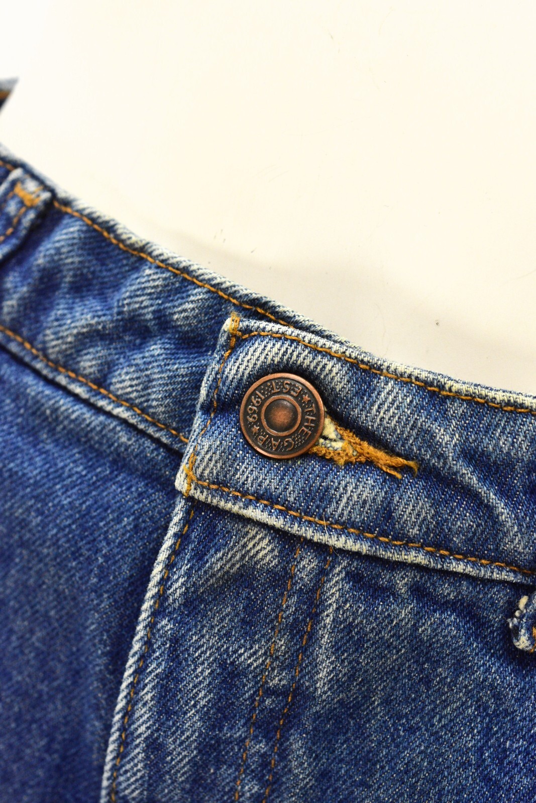 90s Vintage Gap Jeans Dark Wash High Rise Tapered Leg Womens 10 X 32 Made In USA