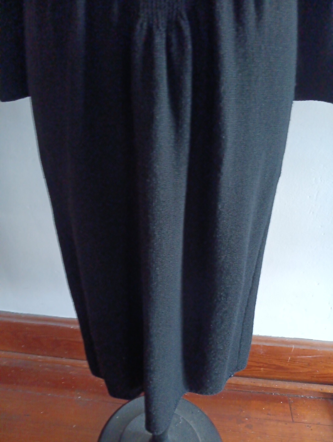 Pat Sandler For Wellmore Dress Saks Fifth Ave Black Zip Sz 4 Women’s Gorgeous