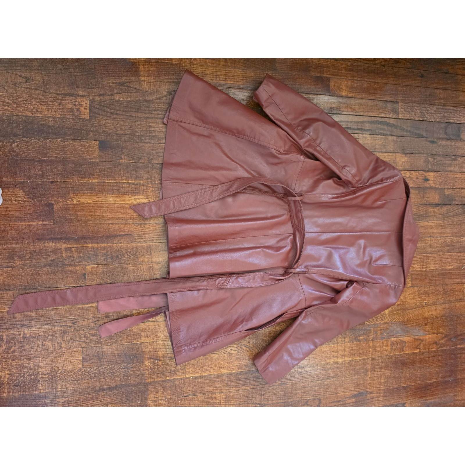 Imperial Leather VTG Grunge Military Utility Bright Brown Jacket sz 5-6 (XS-S)