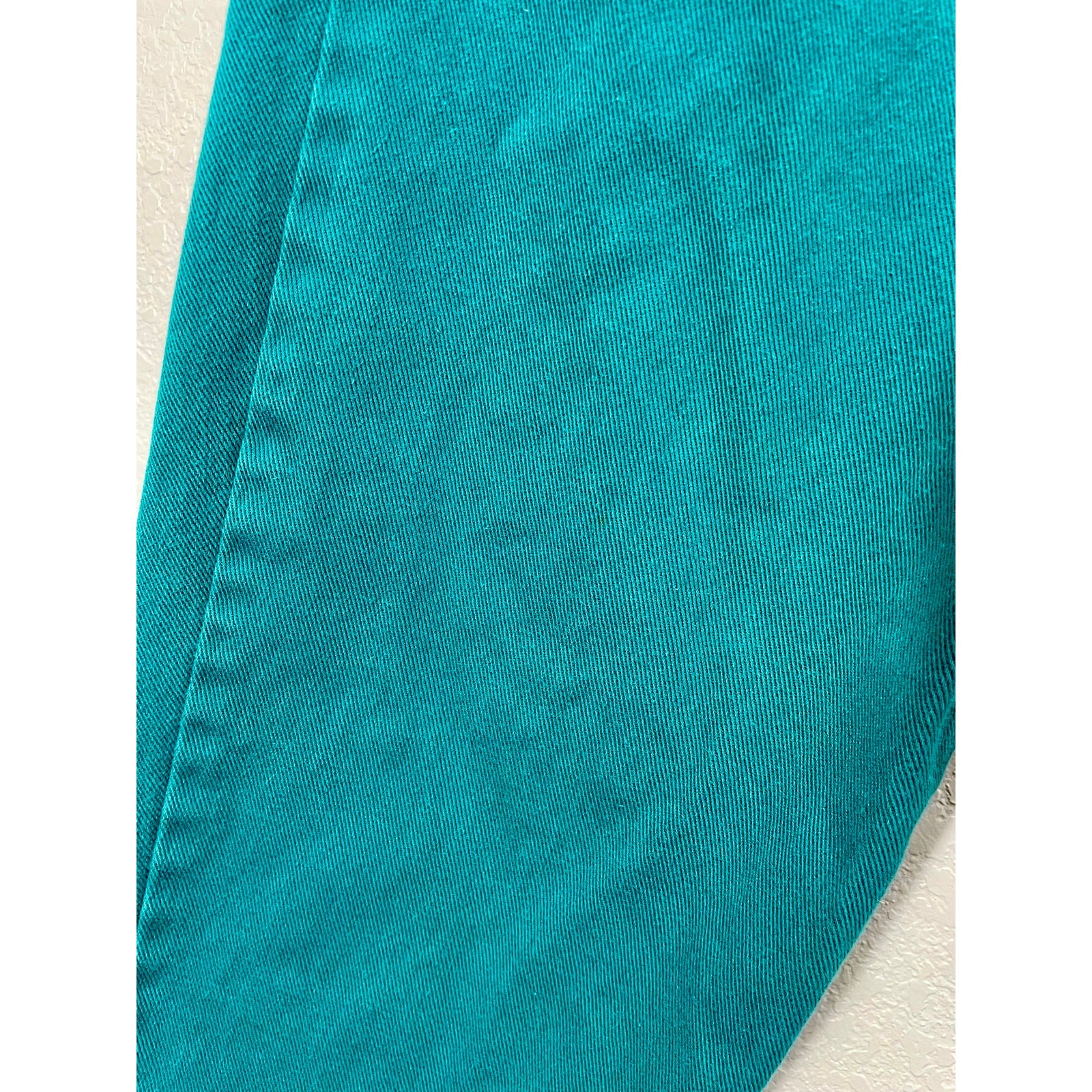 Vintage 80s Eddie Bauer Teal High-Waist Jeans 28″ Waist Outdoors Western
