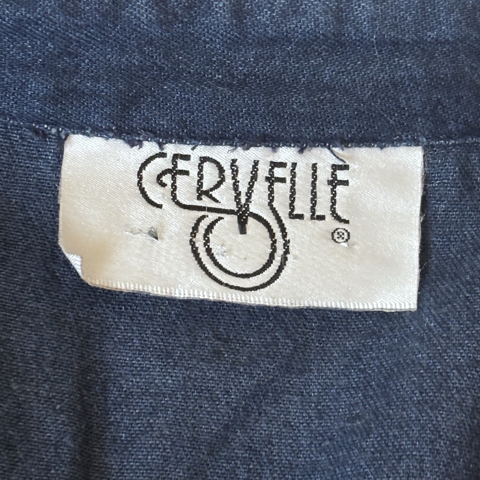 Vintage 80s Cervelle Western Denim Shirt Studded V Yoke USA Women L