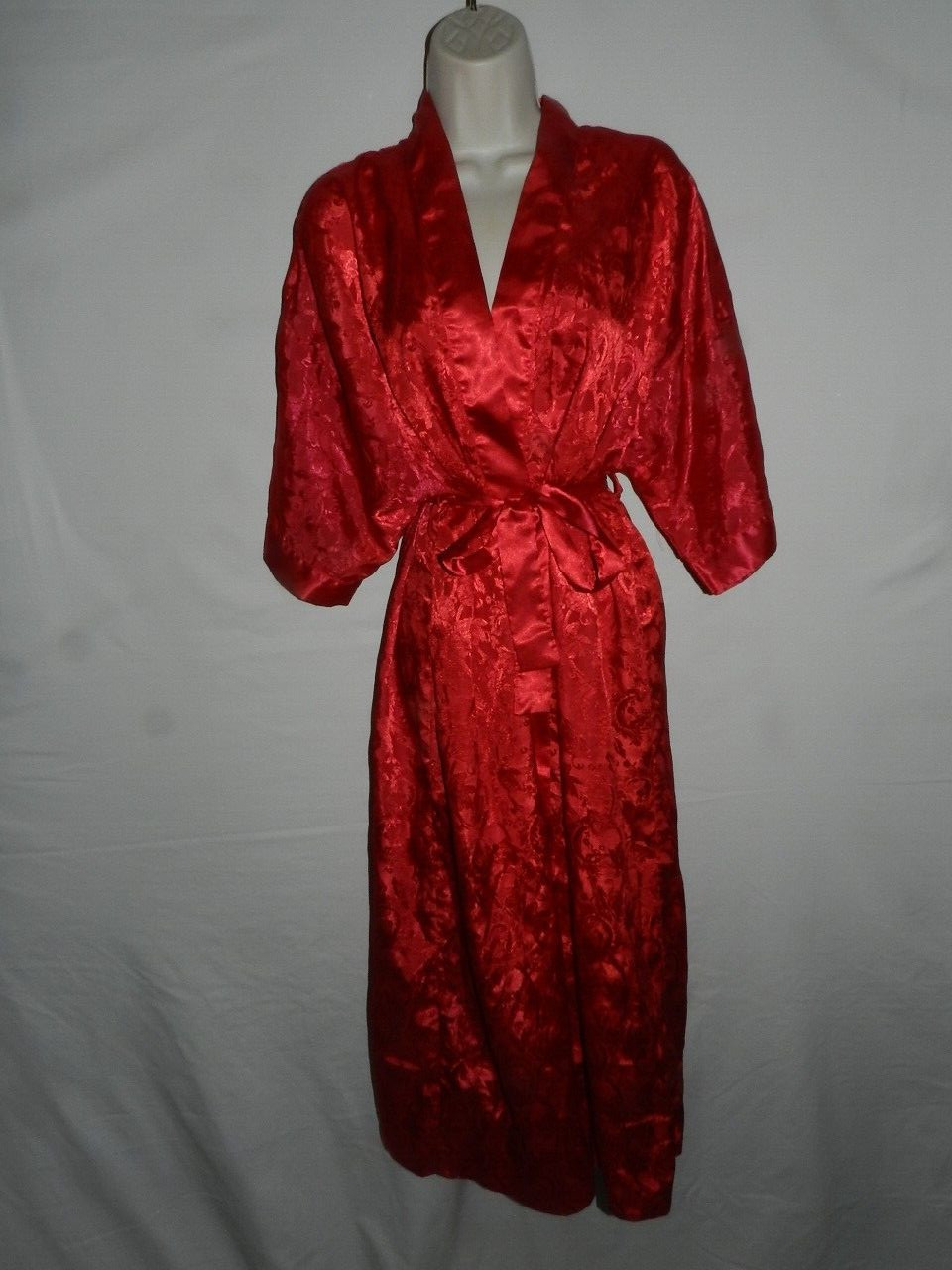 Contessa Di Roma size S red satin robe