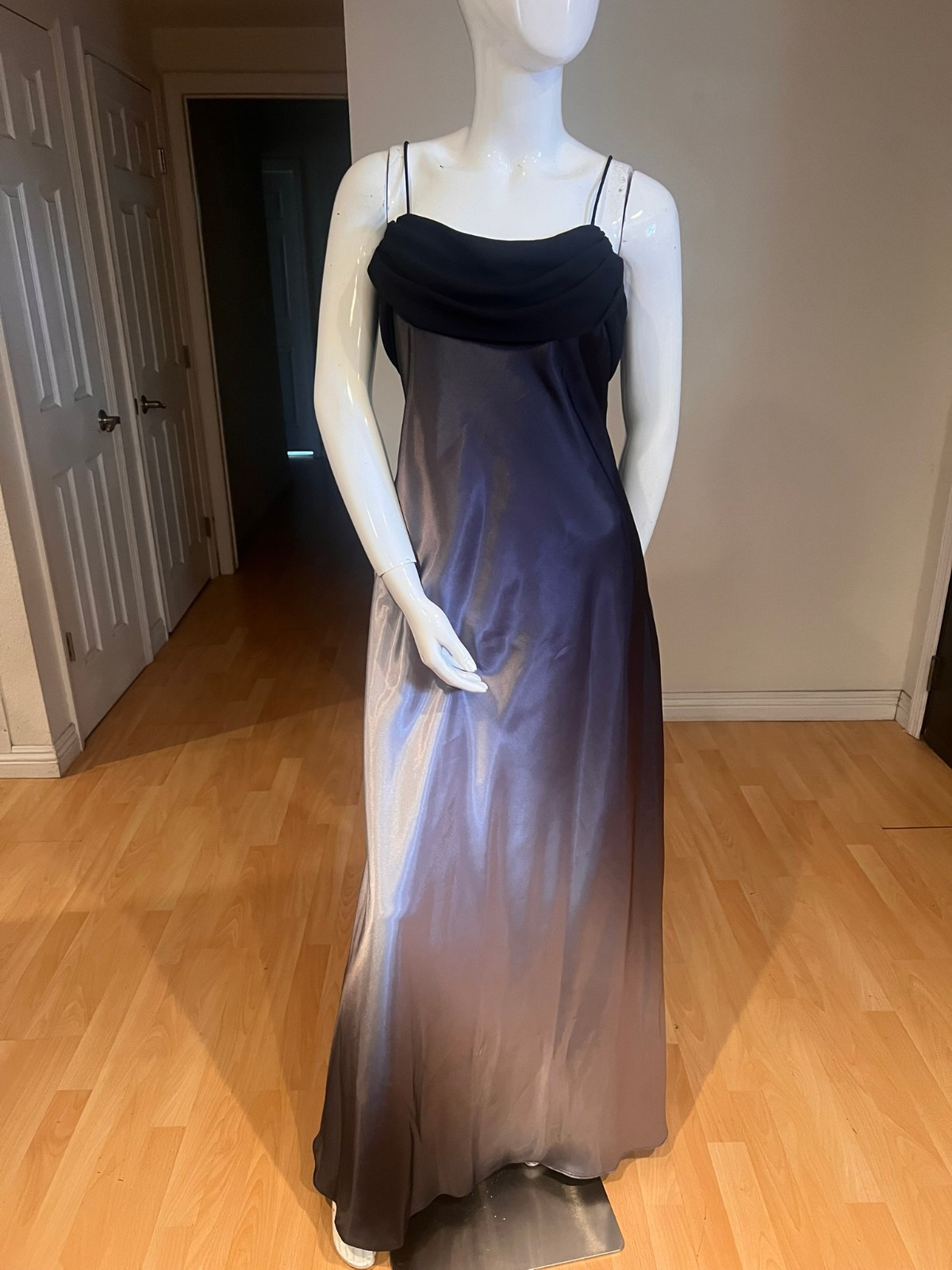 Y2K 90’S VINTAGE BETSY & ADAM OMBRE GOWN DRESS SZ 10 WHIMSICAL FAIRY