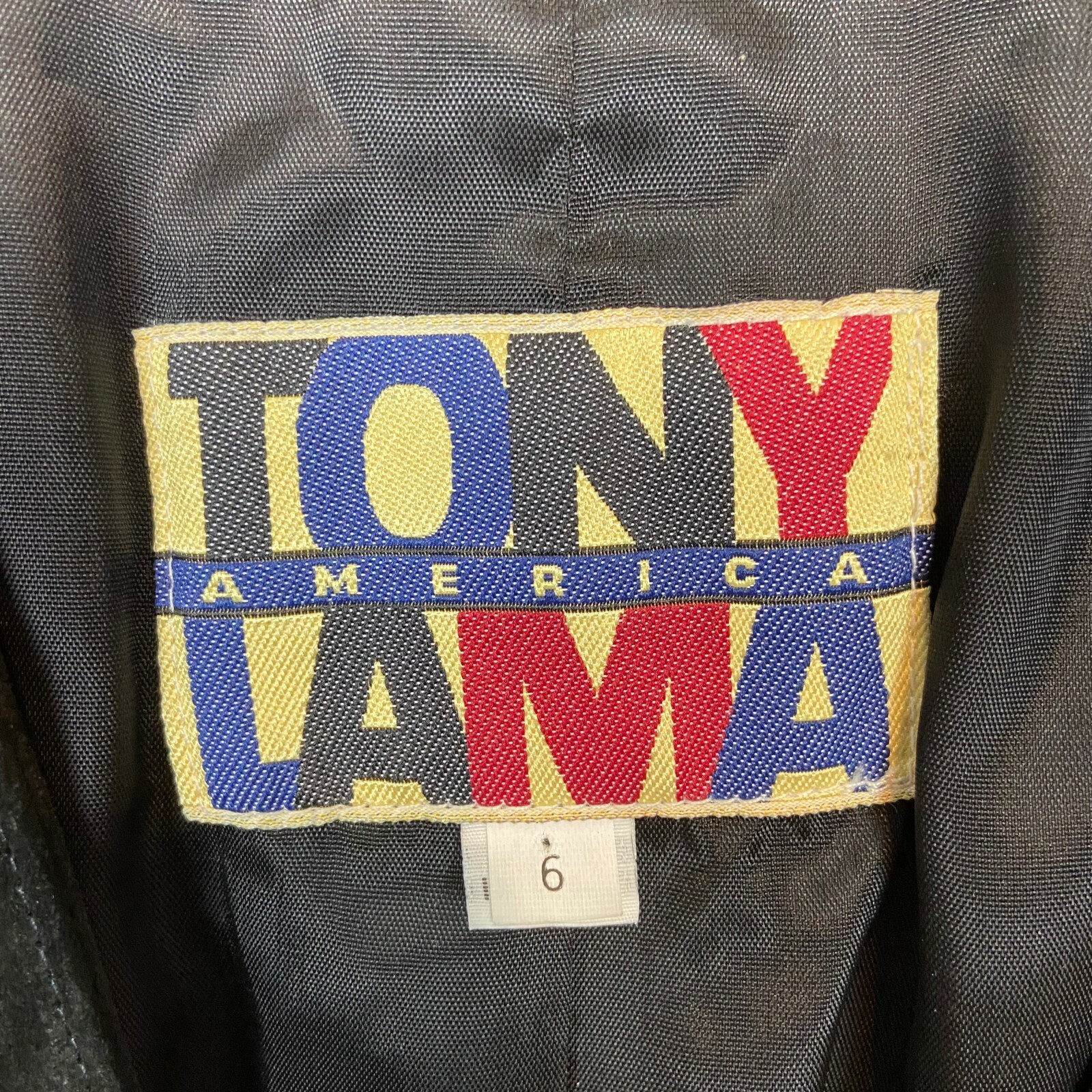 Tony Lama Jacket Women SZ 6 Western Rodeo New USA Deadstock Black Fringe Vintage