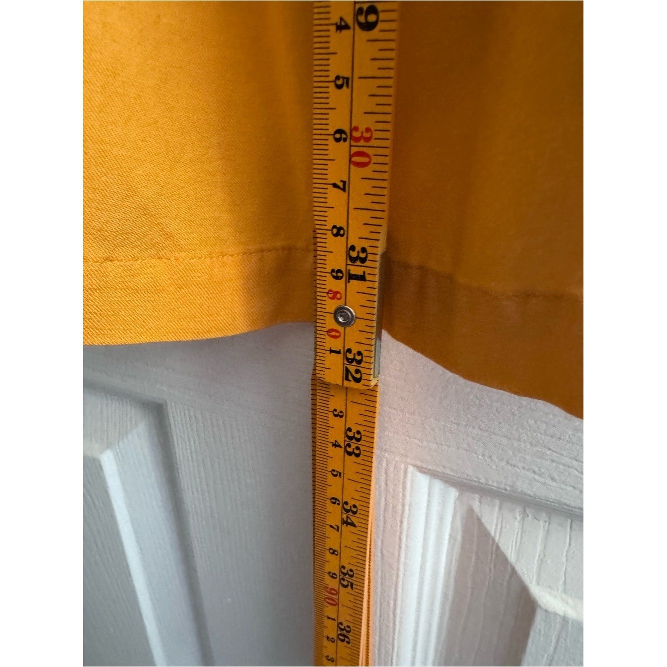 Soma WKND Mustard Gold Flutter Sleeve Mini Dress XL Smocked Back Coastal Grandma