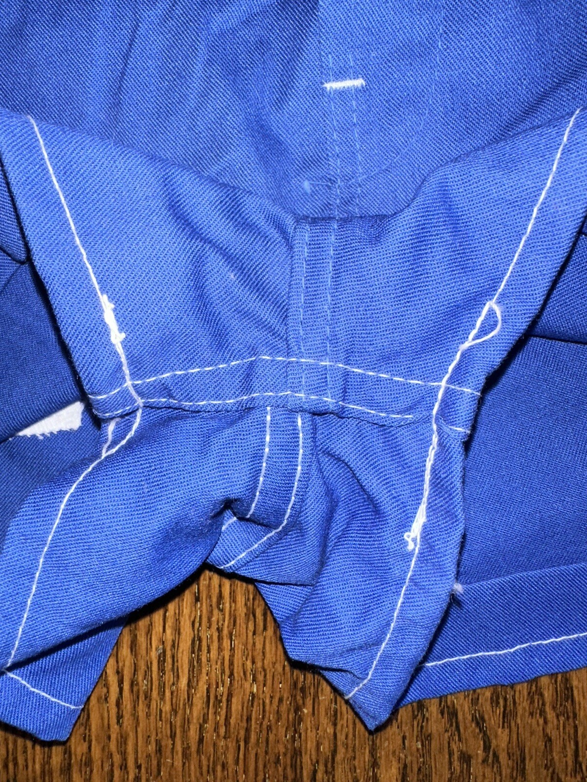 Vtg Washington Dee Cee Overalls Shorts Shortalls Blue 11/12 Not Denim Made USA