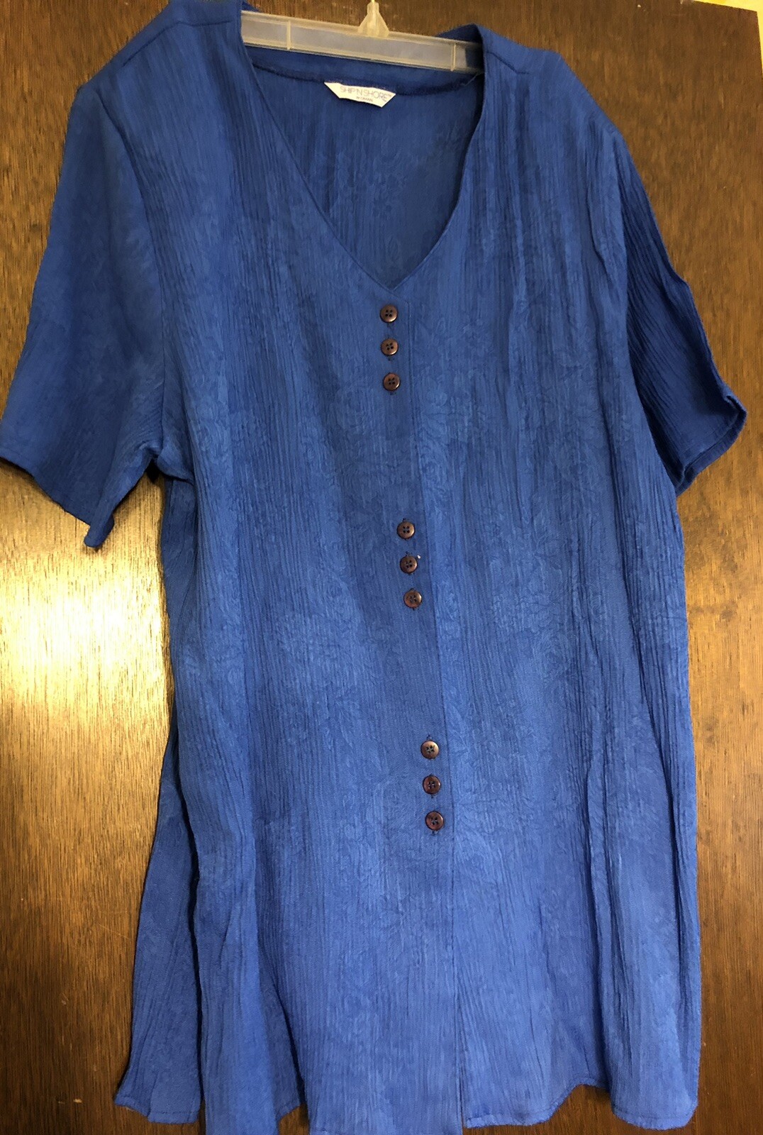 Vintage 80s Women’s size L short sleeve Ship N Shore 24 chest 31 long Blouse Top