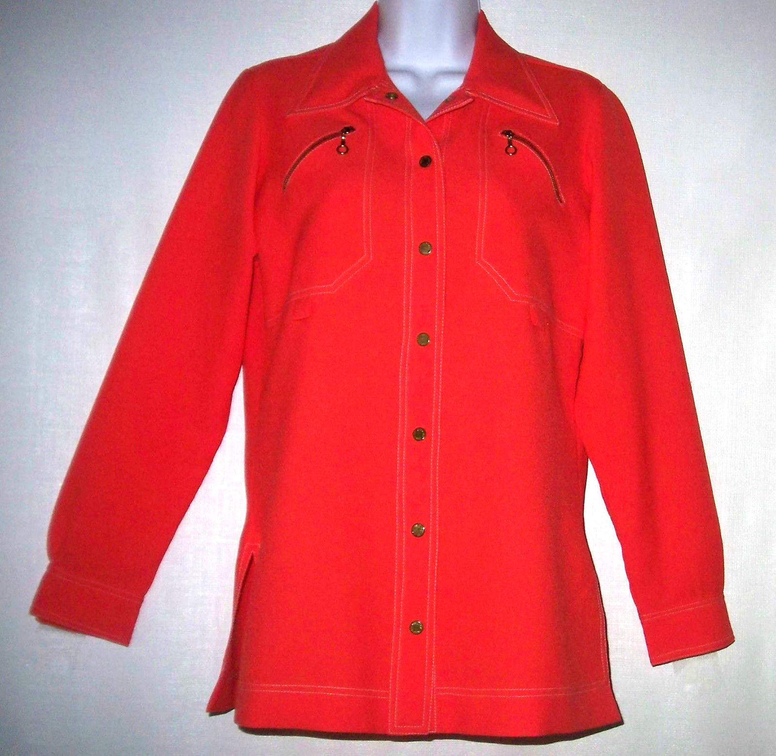 Women’s Retro 70s KING JAMES California Jean Mod Rockabilly Hipster Vtg Shirt