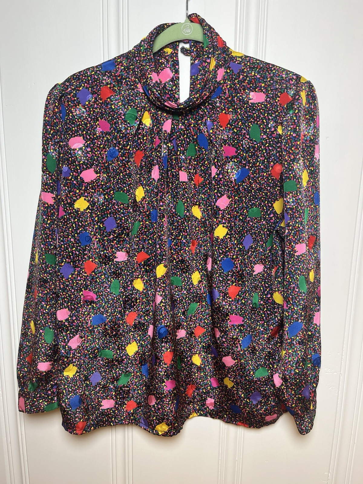 Vintage 80s 90s Women’s Shirt Blouse Impressions Of California Vibrant Colorful