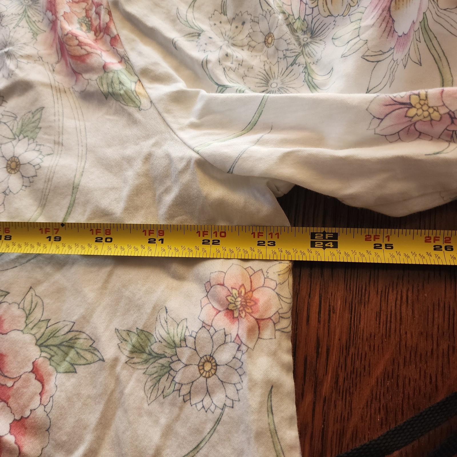 Miss Eileen floral Gown House Coat Full Zip Vintage Lightweight Breathable XL