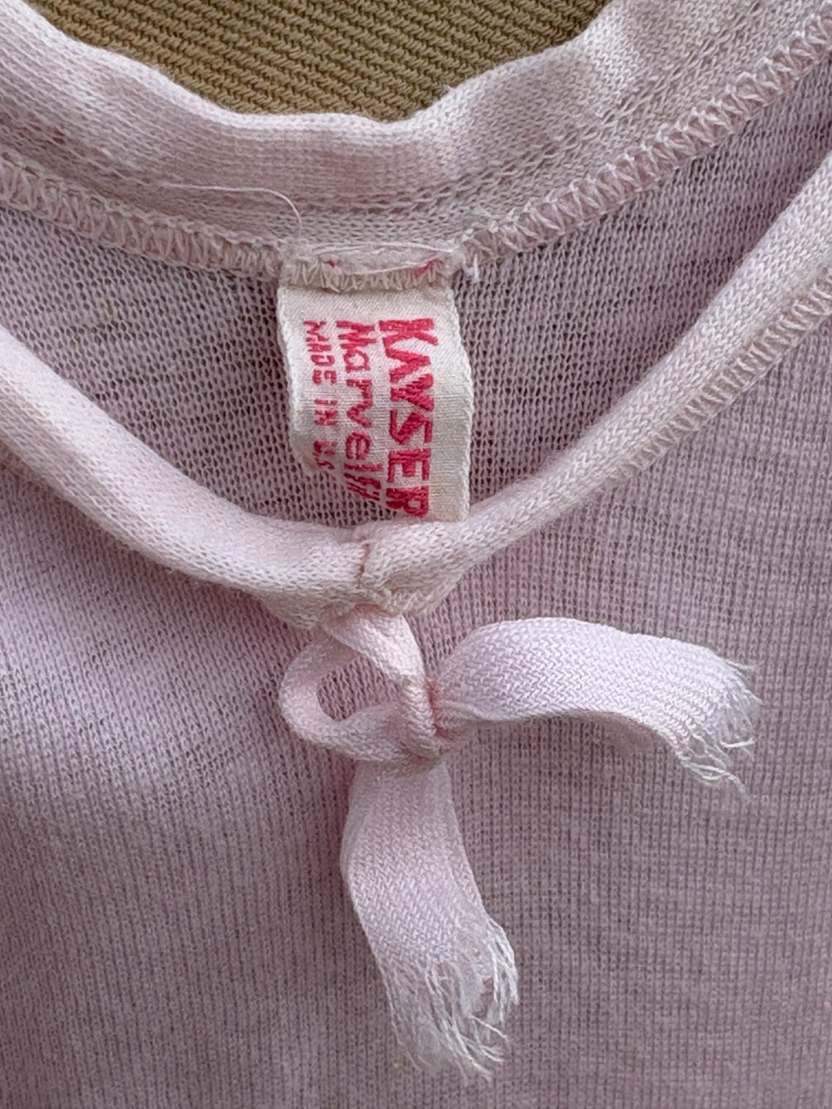 Vintage 40s Kayser PJ Romper Jumper XS Dusty Pink Western Prairie Cottagecore