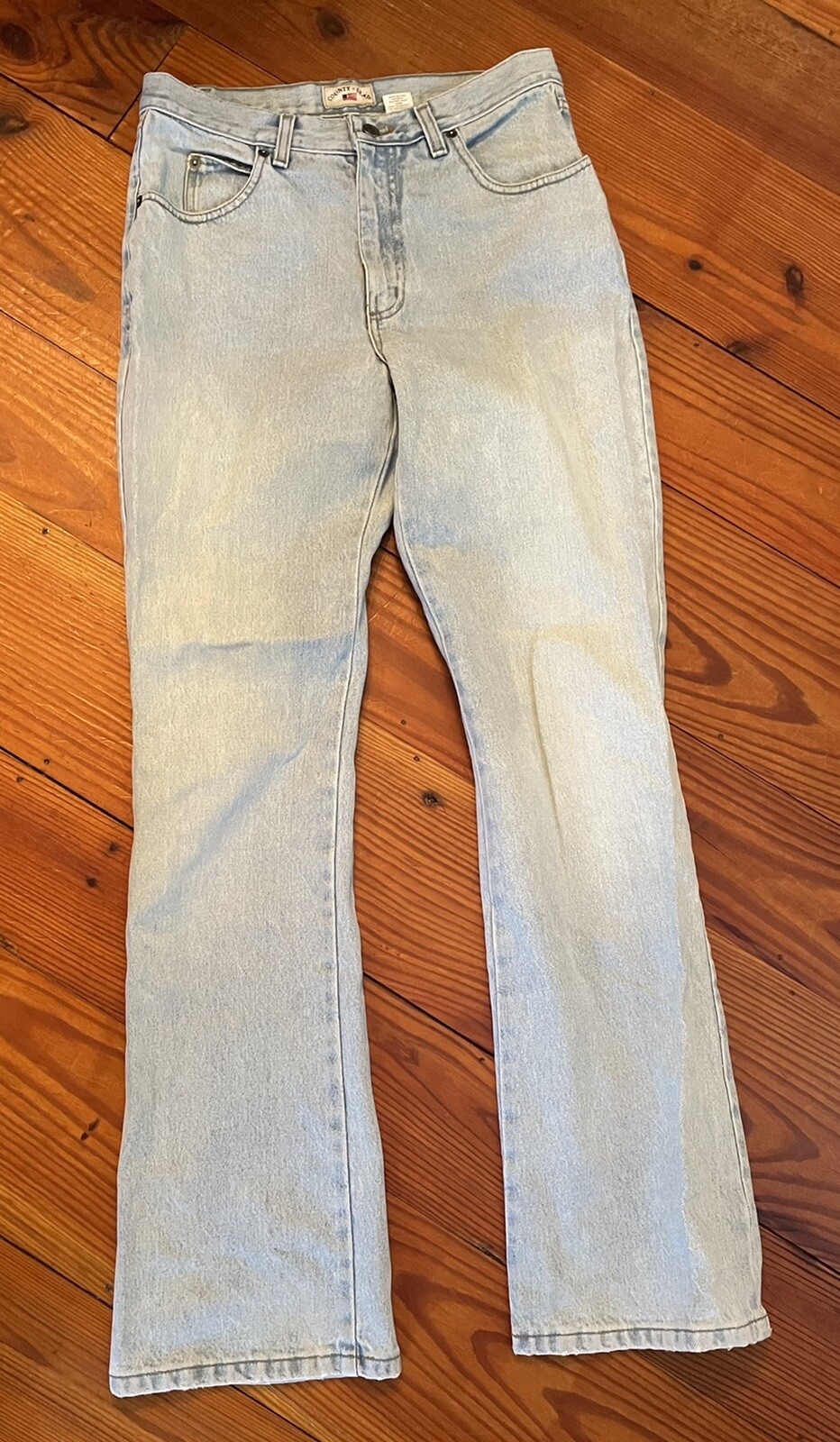Vintage Y2K Nuovo County Seat Jeans High Waisted Size 7 Long (28x 32)