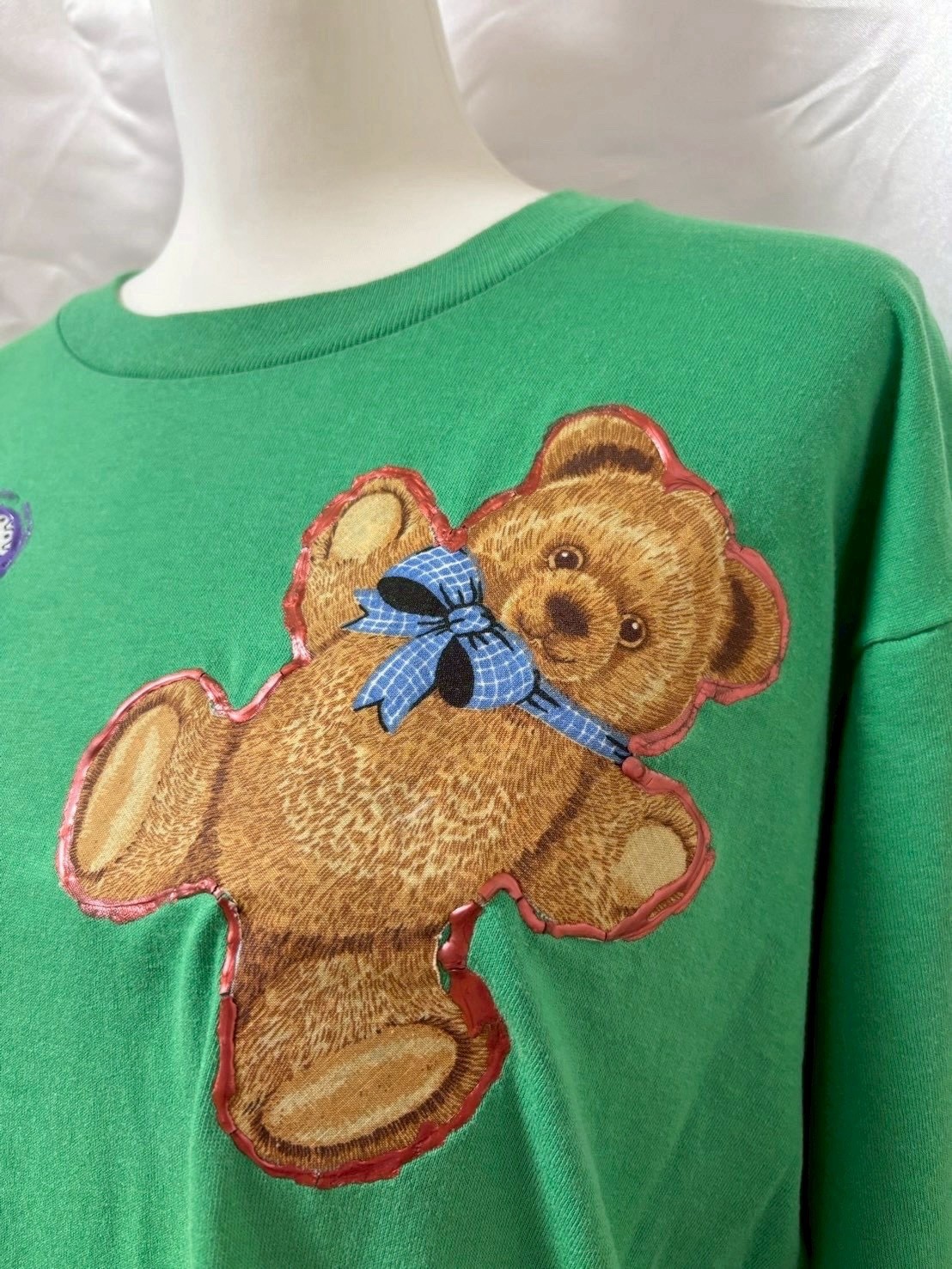 Vintage 1980s 1990s JERZEES Teddy Bear T shirts Graphic