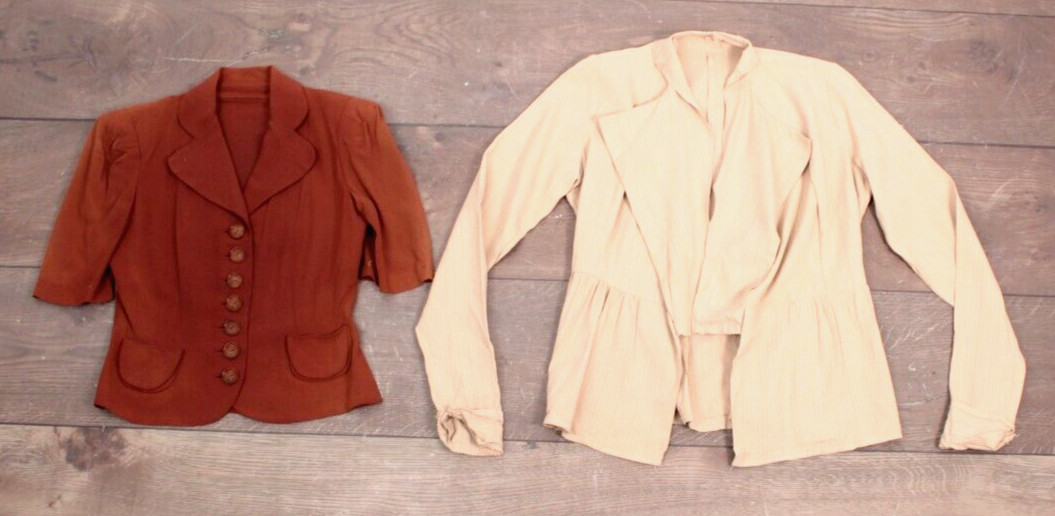 VTG Lot of 18 40s 50s AS IS Suits & Blazers Assorted Sizes & Colors 1940s 1950s