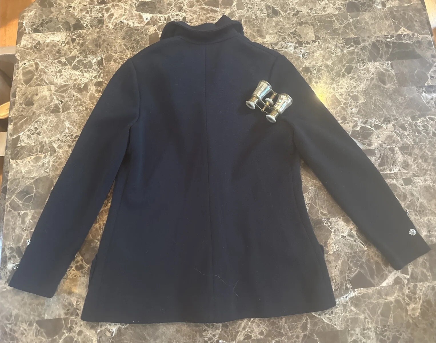 1950s 1960s CLASSY WINTER COAT Collar Vintage Wool Warm Jackie O Mod Prep Sz 10