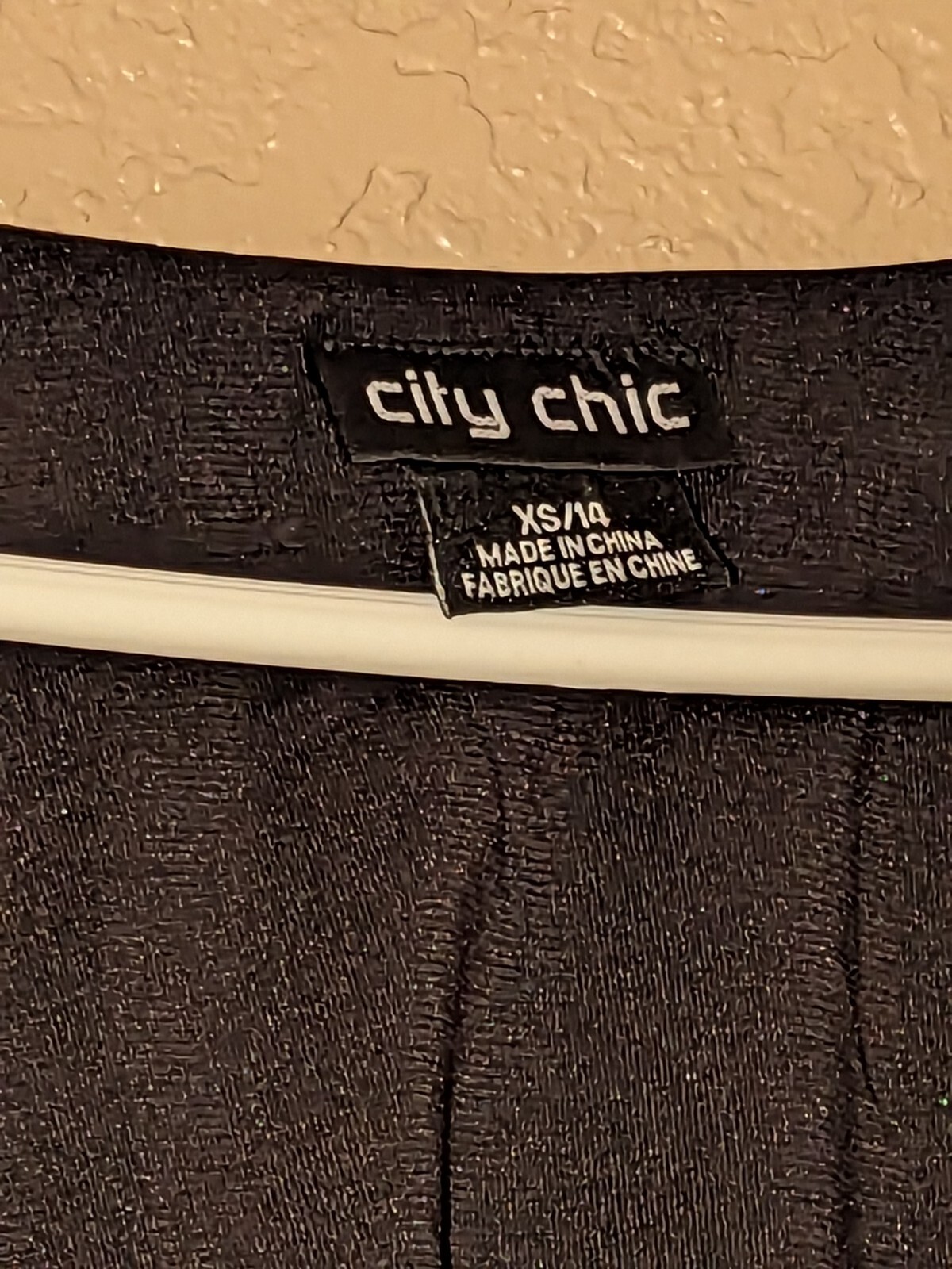 City Chic VTG Size 14 Juniors (Womens XS) Black MAXI Sheer Dress LongSlv Goth