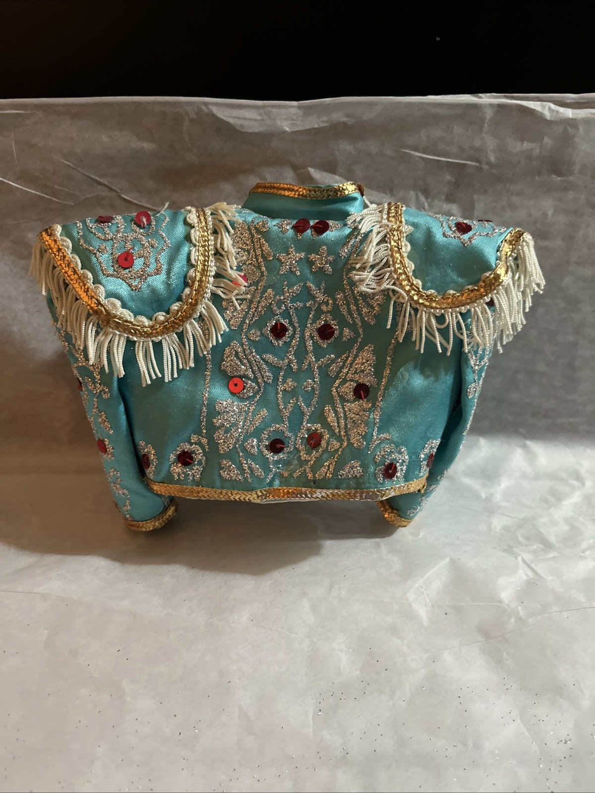 VTG Made in Spain Ornate Matador Jacket Small Doll Xafmas Lined Sequins Fringe