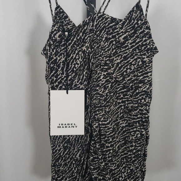 Isabel Marant Leila Printed Strappy Top Size 10 NWT