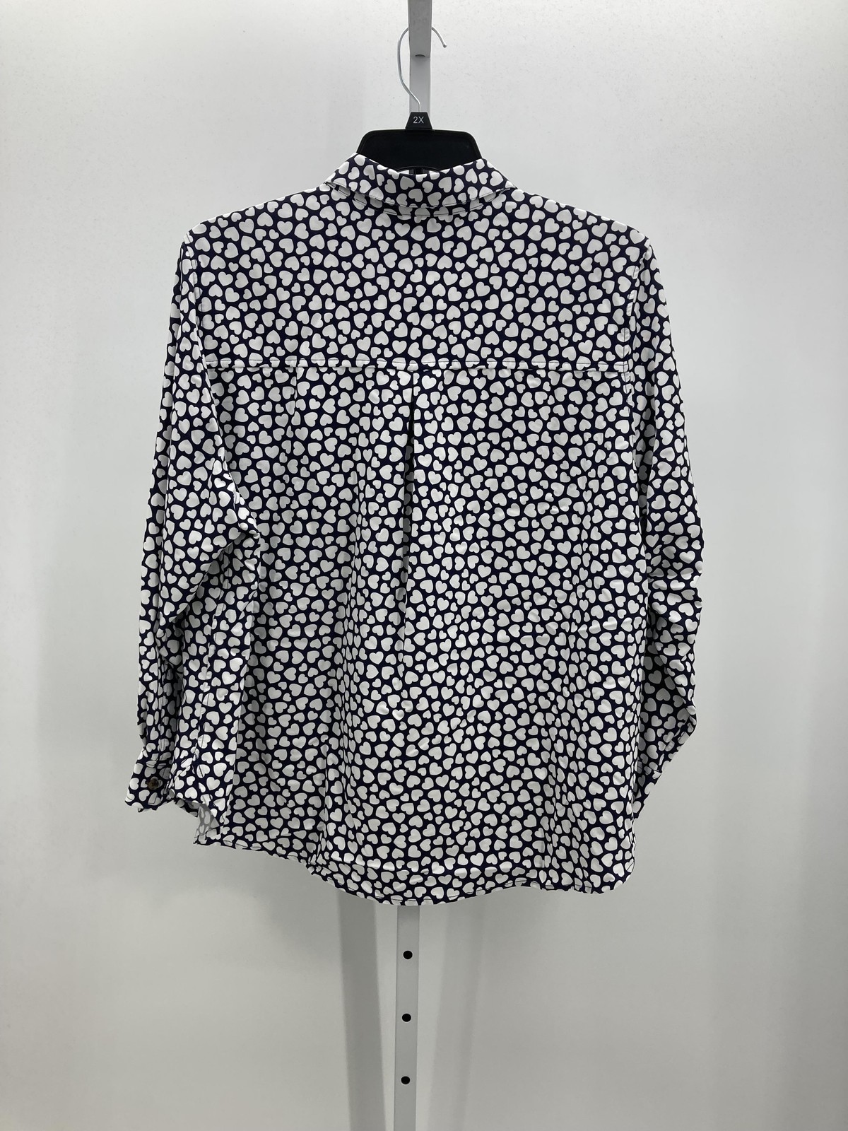 Lands End Size 1X Womens Long Sleeve Shirt