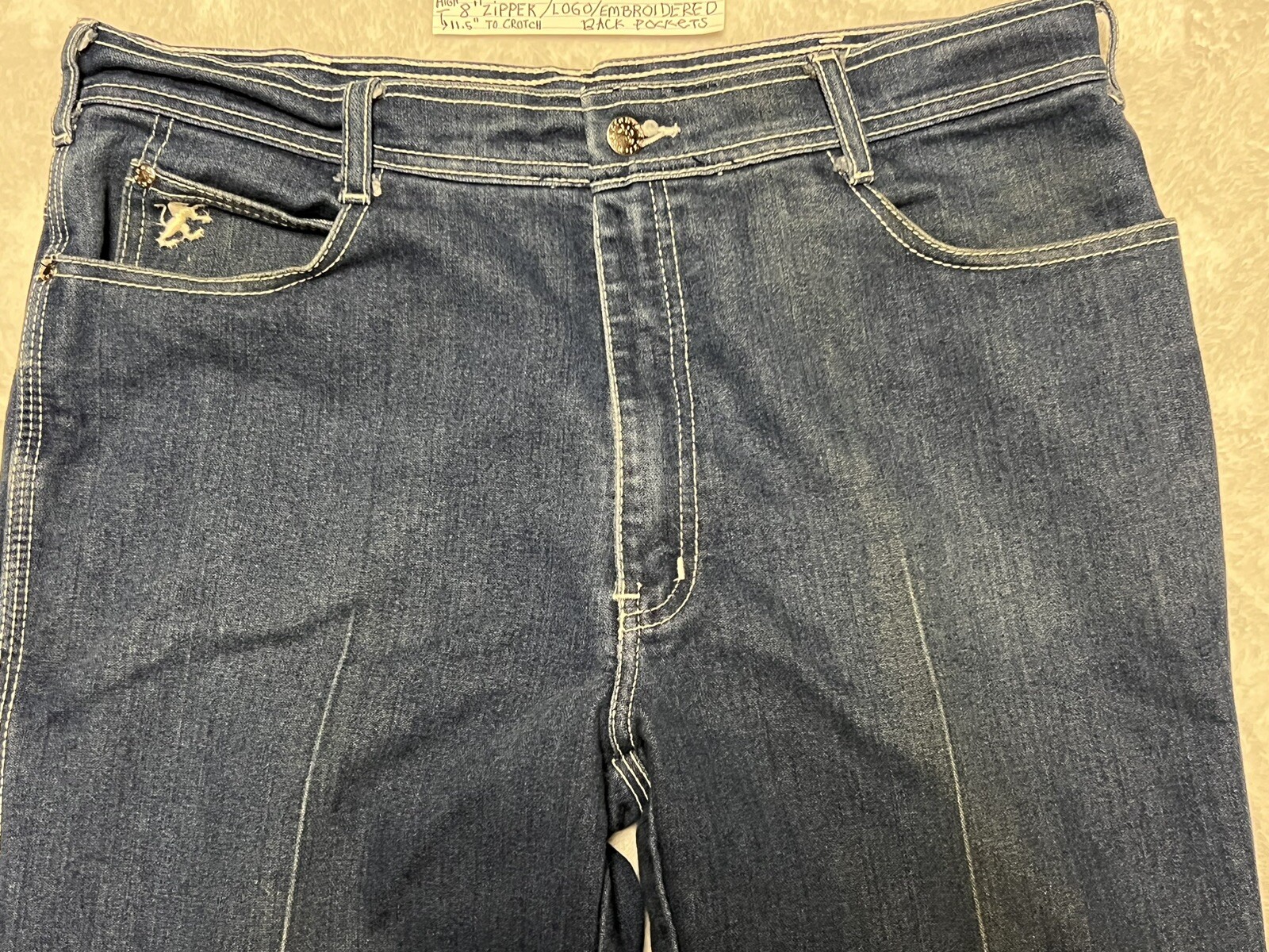 Vintage BRAXTON Stretch Jeans Women’s Hi Waist St. Leg Dark Wash (219)36” X 30”L