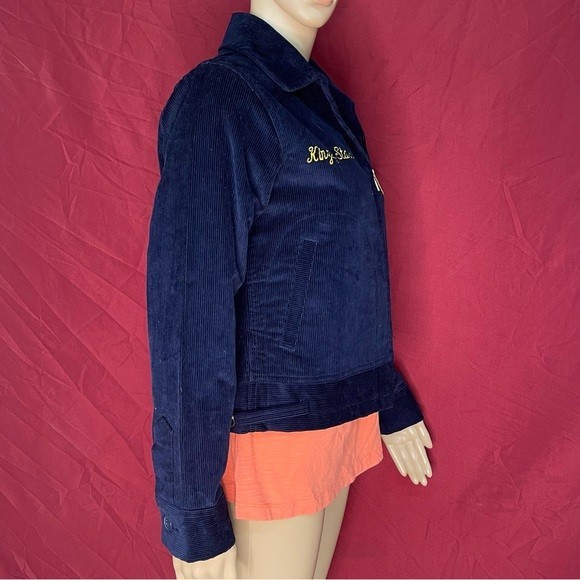Vintage FFA Blue Corduroy Jacket Size 103-32 Y6-8 Women’s Small see measurement