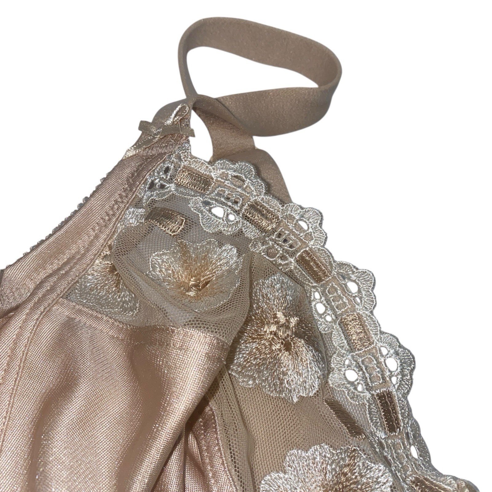 WACOAL 85532 Beige / Nude PRETTY & POLISHED Semi-Sheer UNDERWIRE BRA ~ 36DDD