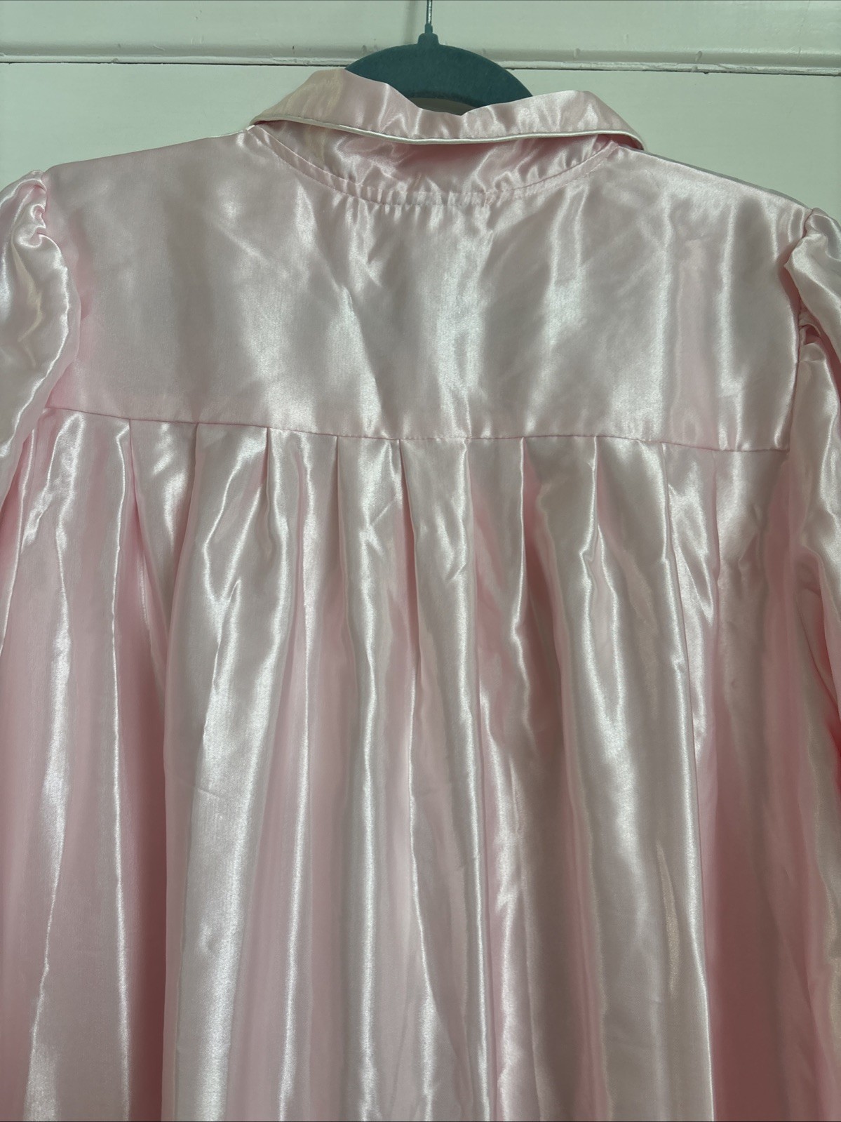 VINTAGE KOMAR Medium Long Nightgown Silky Nylon Pink New Original Tags