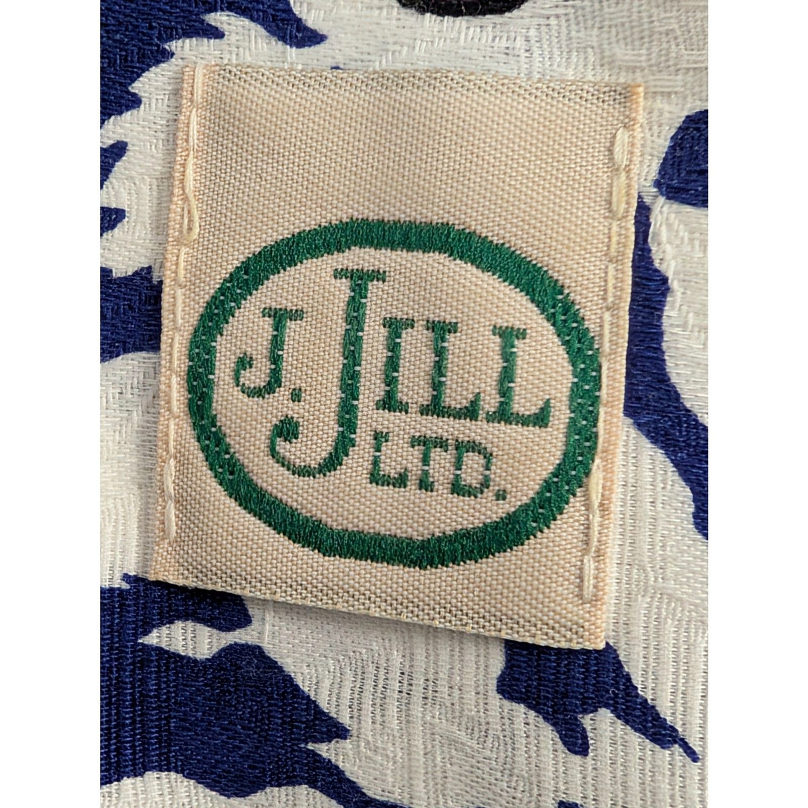 VTG J Jill Floral Skirt Set Small Cottagecore Cotton USA Matching 2pc Romantic