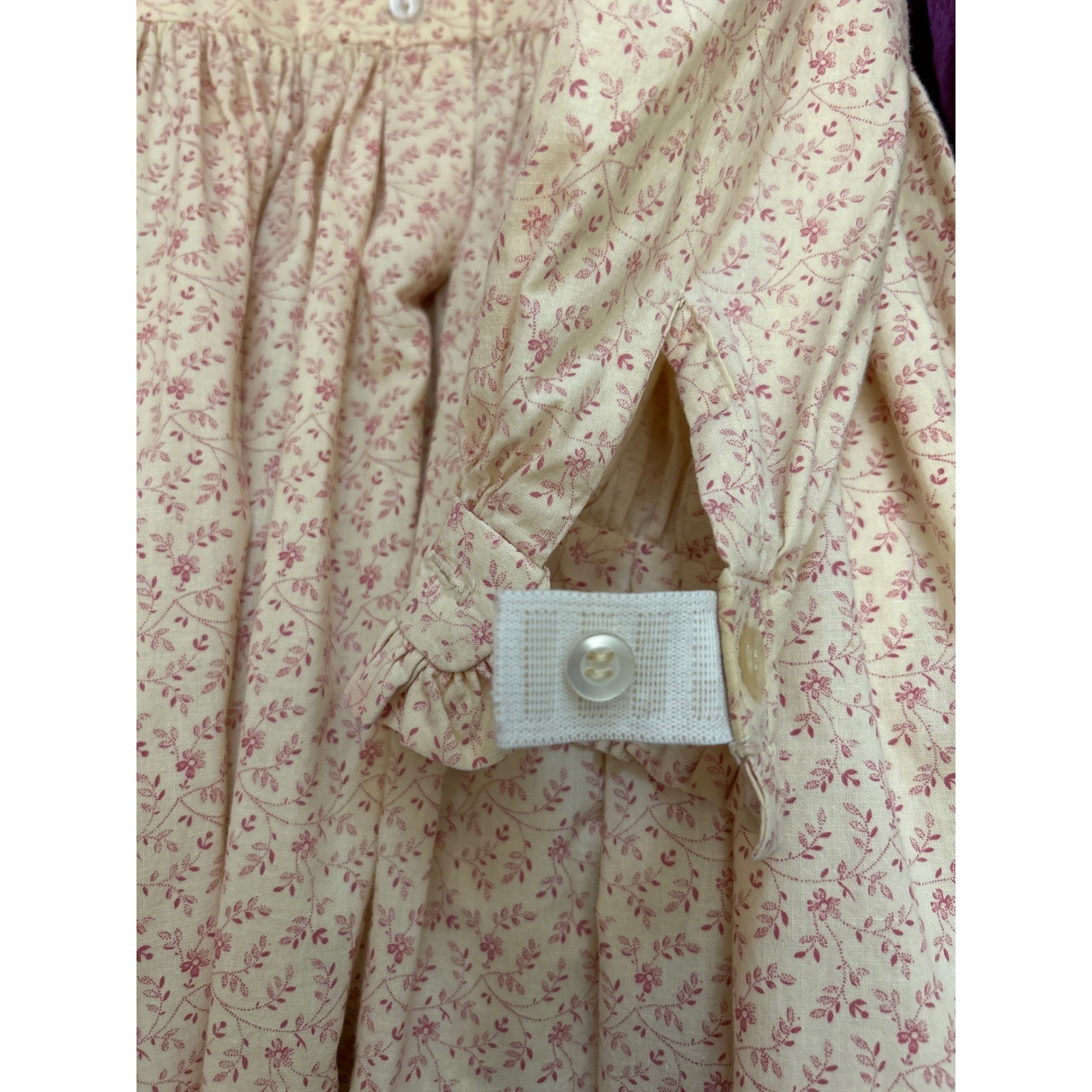 Vintage Stitches by Sue Floral Dress Cottagecore Prairie