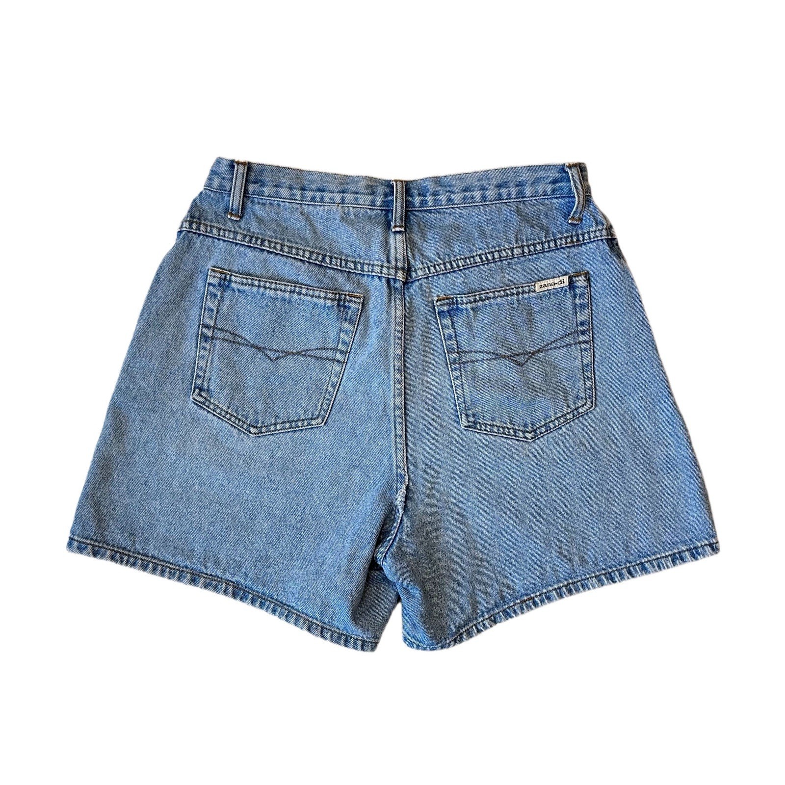 Zana Di Y2K Whimsygoth Boho 90s Denim Mom Jean Shorts High Waist Women’s 14