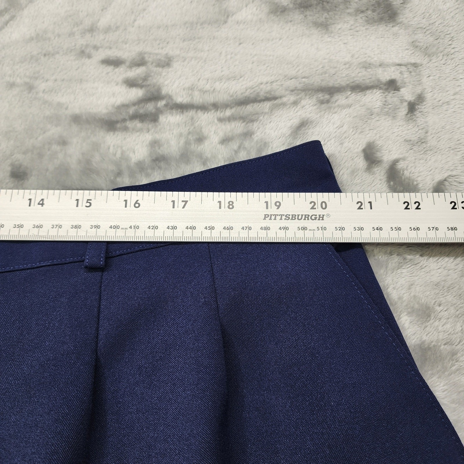 Vintage Studio Works Pants Womens 22WP Blue High Rise Tapered Office Preppy